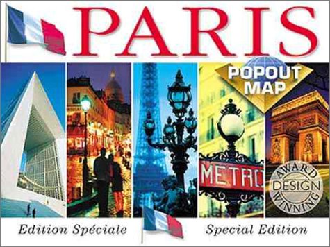Paris Popout Map (Europe Popout Maps)
