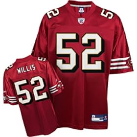 Patrick Willis Reebok NFL Home Replica San Francisco 49ers Jersey