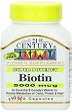 21st Century Biotin 5000 Mcg Capsules, 110-Count