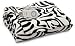 Sunbeam TW8225-030-901 Heated Electric Microplush Throw, Zebra Black
