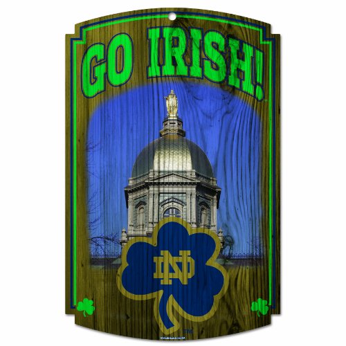 NCAA Notre Dame Fighting Irish Wood Sign