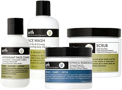 Urth Skin Solutions For Men Anti-Acne Clear Complexion Kit (4pc kit)