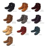 ミネトンカ （Minnetonka） Hi Top Back Zip Boot バックジップアップショートフリンジブーツ