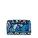 Vera Bradley Turn Lock Wallet in Midnight Blues