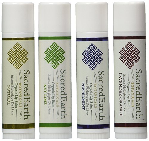 Certified Organic Lip Balm (Pack of 4)