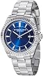 Stuhrling Original Men's 408G.33116 Aquadiver Regatta Marine Swiss Quartz Date Blue Dial Stainless Steel Bracelet Watch