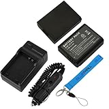 GTMax LP-E10 Replacement Battery + Travel AC Charger with Car Adapter for C ....