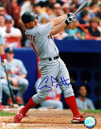 Craig Paquette St. Louis Cardinals 8x10 Autographed Photograph