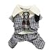 Collegiate Couple Clothes For Dog Coat Dog Dress Dog Jumpsuit Fashion Pet Clothes Free Shipping,Boy,M