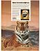 1984 Exxon Uniflo Motor Oil Tiger Photo Print Ad (20940)