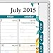 AT-A-GLANCE Weekly/Monthly Planner/Appointment Book, Evelina Design, Academic Year, July 2015-June 2016, 4.88 x 8 Inch Page Size (801-201A)