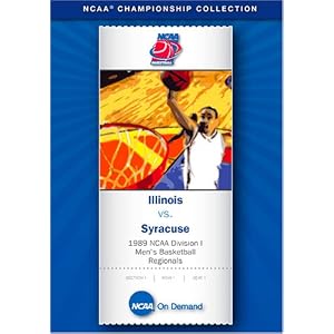 1989 NCAA Division I Mens Basketball Regionals - Illinois vs. Syracuse by 