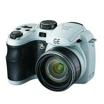GE - X500 - Appareil photo numérique compact avec stabilisation d'image - LCD 2,7'' - 16,5 Mpix - 15x - Electronique - 13,7 Go - Blanc GE - X500 - Appareil photo numérique compact avec stabilisation d'image - LCD 2,7'' - 16,5 Mpix - 15x - Electronique - 13,7 Go - Blanc