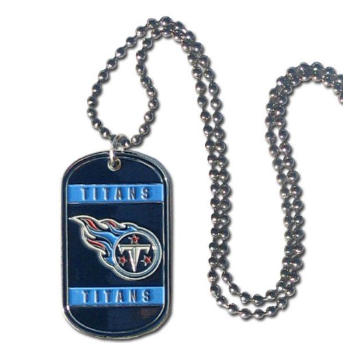 NFL Tennessee Titans Dog Tag Necklace