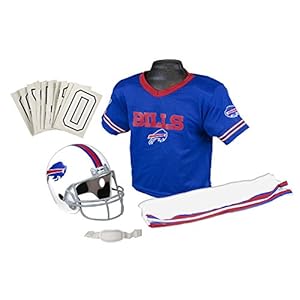 Franklin Sports NFL Buffalo Bills Deluxe Youth Uniform Set, Small