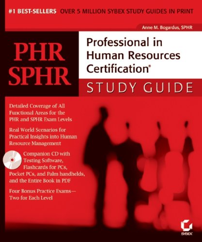 PHR SPHR: Professional in Human Resources Certification Study Guide