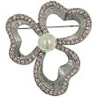 Pearl & Pink Clover Birthstones Jewelry