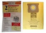 5-8 Gallon Shop Vac Vacuum Replacement Bag (2 Pack)