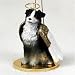 Tri Australian Shepherd Ornament Tiny Angel figurine