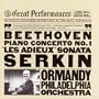 Beethoven: Piano Concerto No. 1 / Piano Sonata No. 26 - Les Adieux, Opp. 15, 81a