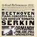 Beethoven: Piano Concerto No. 1; "Les Adieux" Sonata