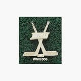Western Michigan Broncos WMU Hockey Sticks Pendant - 14KT Gold Jewelry