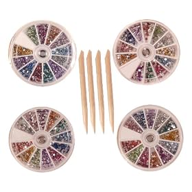 Abella Rhinestone Wheels - 4 Designs