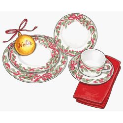 Holiday Holly Berry Dinnerware (20-pc. set) by