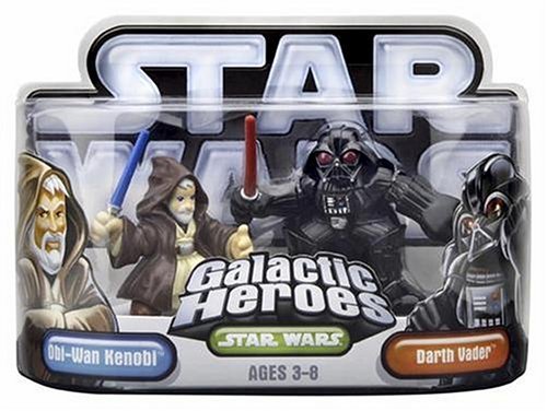 Star Wars Episode 2 Junior Figure 2 Pack Darth Vader & Obi-Wan