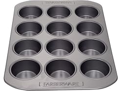 Farberware 52106 Nonstick Bakeware 12-Cup Muffin Pan