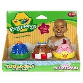 Crayola 3ct. TaDoodles Washable Tub Crayons (Dog, Pig, Elephant) by Crayola