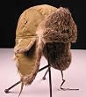 Quilted Nylon & Rabbit Fur Bomber Hat