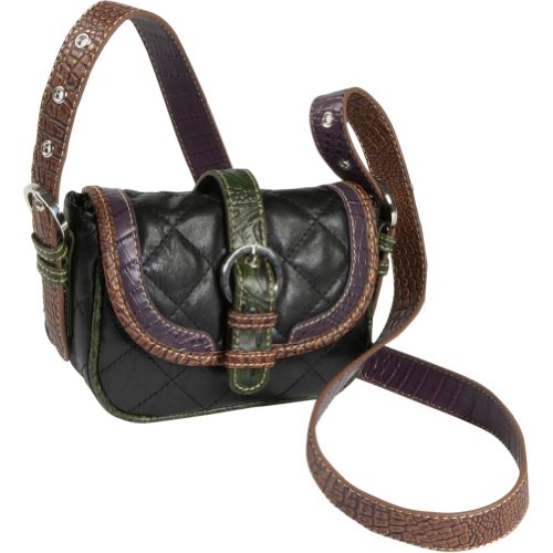 Sydney Love Color Block Quilt Cross Body,Black/Multi,One Size Sydney Love Color Block Quilt Cross Body,Black/Multi,One Size