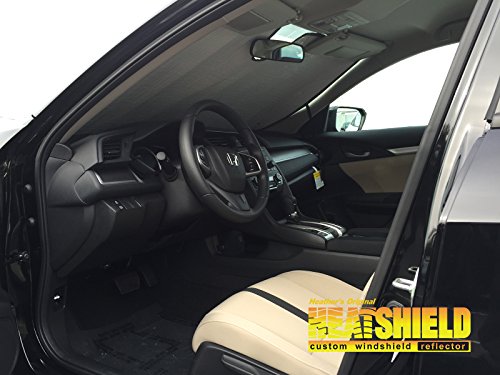 Sunshade for 2016 2017 Honda Civic Sedan Without Lane Warning Sensor Sunshade #1611