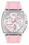 TechnoMarine Women's KRA07 Kra Pink Mother-of-Pearl Rubber Strap Watch