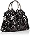 MG Collection Sequin Patent Evening Purse