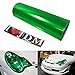 12 by 48 inches Self Adhesive Emerald Green Headlights, Tail Lights, Fog Lights, Sidemarkers Tint Vinyl Film