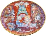 Franklin Mint Bill Bell Cat Plate Love Whisker Wuv
