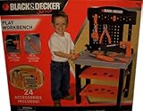 Black & Decker Junior Play Workbench with 24 Tools and Accessories