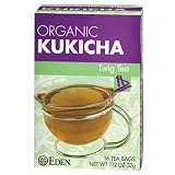 Eden Twig Tea, Tea Bags, Kukicha, Eden Organic 1.12-Ounce Boxes (Pack of 12)