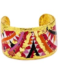 EVOCATEUR "Fabiana" Cannes Cuff Bracelet, 1.5"