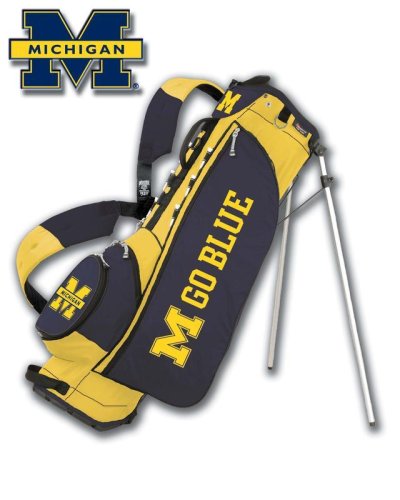 Michigan Wolverines NCAA GoLite Golf Stand Bag NCAA College Athletics - Fan Shop Golfing Merchandise