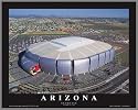 Arizona Cardinals - University of Phoenix Stadium Aerial - Lg - Plaque Mounted & Laminated Print