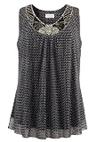 5172ry3%2BykL. SL160  Avenue Plus Size Embellished Chiffon Print Tunic