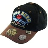 NWT Cold Beer or Gasoline, FISHING / DEER HUNTING, BOTTLE CAP OPENER * GREEN & CAMO, CAP / HAT * Medium / Large