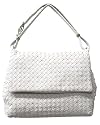 Bottega Veneta Woven Cream Leather Flap Shoulder Bag 162117/V00A2/9541