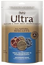 Nutro ULTRA Antioxidant Blend All Natural Dog Biscuits With Wild Blueberry and Pomegranate, 16 oz.
