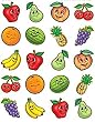 FRUITS STICKERS 120 STKS