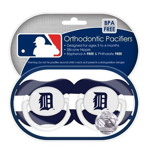 Detroit Tigers Pacifiers 2 Pc. Set