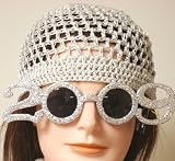 Hand Crocheted Silver Gimp Skull Cap Offered in Combination with Silver Frame 2009 Welcoming... by Gita Accessories